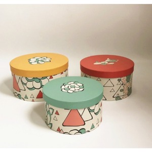 Caja de Regalo Redonda Pequeña con Tapa, para Sombreros, con Logotipo Personalizado, de Papel, Decorativa, para Almacenamiento - Product Image 5