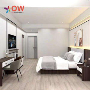 Juego de Muebles de Dormitorio de Madera de Lujo Moderno, Directo de Fábrica en China, para Uso en Apartamentos, Muebles Comerciales Personalizados en Venta - Product Image 2