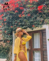 MLY – maillot de bain pour filles, ensemble deux pièces, Bikini, personnalisé, String, Triangle, coupe, Sexy, nouvelle collection, 2023