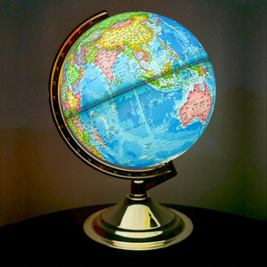 MAXCARE Globe terrestre en PLA haute définition de 20 cm avec support <span class=keywords><strong>MAC</strong></span>-F13 pour étudiants, idéal pour le bureau, la maison et l'enseignement, avec lumière intégrée - Product Image 4