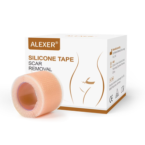 เทปซิลิโคนลดรอยแผลเป็น ALEXER & OEM (4ซม.x3ม.) ใช้ซ้ำได้ สำหรับดูแล<span class=keywords><strong>แผล</strong></span>เป็น รอยแผลเป็นแบบคีลอยด์ รอยแผลผ่าตัด และรอย<span class=keywords><strong>แผล</strong></span><span class=keywords><strong>ไฟ</strong></span>ไหม้ - Product Image 1