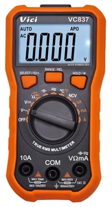Multimètre numérique de poche pour la mesure de la tension alternative Vc833 <span class=keywords><strong>835</strong></span> 837 avec TRMS/NCV - Product Image 2
