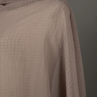 Tissu Hijab pour Enfants, Matière Polyester Respirante Antistatique en Satin Rayé GH en Gros pour Foulard Quotidien Musulman pour Enfants