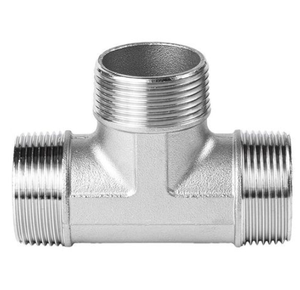 Conexión en T Reductora de Acero Inoxidable 304/316 Personalizable, Estándar DIN, Baja Presión, Resistente a la Corrosión, para Tuberías de Válvulas Industriales - Product Image 1