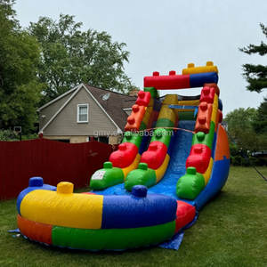 GMY Inflatables, toboggan aquatique gonflable pour adultes et enfants, blocs <span class=keywords><strong>de</strong></span> construction commerciaux, <span class=keywords><strong>jeu</strong></span> <span class=keywords><strong>de</strong></span> rôle, toboggan aquatique - Product Image 5