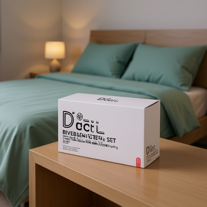 Juego de Cubrecamas Reversibles DccL de Poliéster con Estampado de Espuma Marina, para Cama Individual, Queen y King, para Uso en el Hogar y Hoteles - Product Image 2