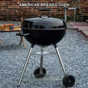 <span class=keywords><strong>Barbecue</strong></span> à <span class=keywords><strong>charbon</strong></span> de bois original Trolley Grill 22 pouces pour jardin - Product Image 5