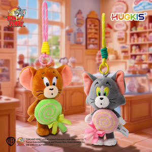 Nuevo Llavero Magnético de Felpa con Diseño de Gato <span class=keywords><strong>y</strong></span> Ratón, Colgante Creativo de Felpa para Bolsos con Diseño de Pareja de Dibujos Animados - Product Image 2