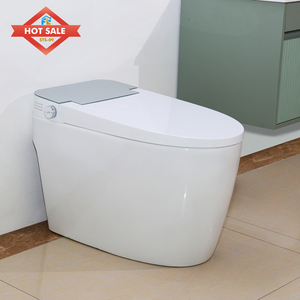 <span class=keywords><strong>Toilette</strong></span> intelligente <span class=keywords><strong>de</strong></span> luxe haut <span class=keywords><strong>de</strong></span> gamme, ovale, blanche, avec fonctionnalités avancées, glaçure blanche, automatique, avec télécommande - Product Image 2