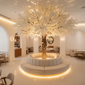 Arbre de <span class=keywords><strong>cerisier</strong></span> japonais artificiel sur mesure de grande <span class=keywords><strong>taille</strong></span> pour la décoration intérieure de café et de restaurant - Product Image 4