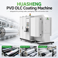 Machine de revêtement sous vide DLC HUASHENG pour rouleaux d'impression, rouleaux d'emballage et rouleaux textiles