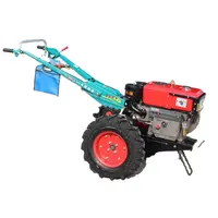 China 18 PS Diesel Power Pinne mit Pflug Hochwertiger Lauf traktor Kleiner landwirtschaft licher Traktor
