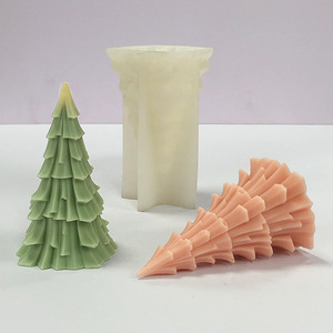 DIY <b>Christmas</b> tree scented candle, <b>Christmas</b> decoration <b>silicone</b> <b>mold</b>, plaster <b>mold</b> - Product Image 3