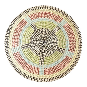 Wholesale Vintage Handicrafts Seagrass Woven Wall <b>basket</b> Decor <b>Wicker</b> Rattan Wall art Hanging <b>baskets</b> decoration Home Living Roo - Product Image 3