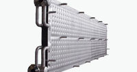 Évaporateur à plaque à coussinets en acier inoxydable utilisé dans la zone des machines chimiques, plaque froide liquide