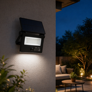 Projecteur solaire LED YIHAN 300W 6000K Lumière du jour IP66 Corps en ABS Télécommande Angle de faisceau 120° Certifié CE Ra80 2500lm Jardin - Product Image 5