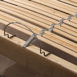 <span class=keywords><strong>Cama</strong></span> de listón eléctrica con <span class=keywords><strong>motor</strong></span> Okin de abedul libre de cero Control por cable inteligente moderno con cabecero desmontable - Product Image 4