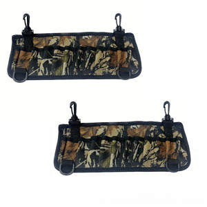 Sac de ceinture camouflage double face à 24 compartiments en tissu Oxford, organisateur de rangement portable pour extérieur, sac de transport d'équipement de terrain - Product Image 3