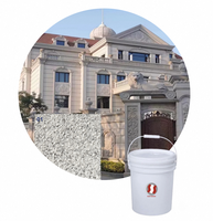 Peinture murale extérieure durable résistante aux intempéries pour la rénovation de villas, revêtement mural Premium Crown Crystal Stone