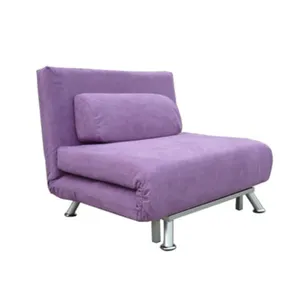 Alta qualità Design moderno risparmio di spazio Smart divano in metallo strutturato soggiorno sedie Mini singole fodere divano e letto