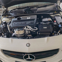 Prise d'air en fibre de carbone EDDY Racing pour Mercedes W176 A45 AMG M133 Moteur 2013 2014 2015 2016 2017 2018
