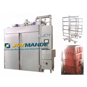 Machine de séchage de viande et de poisson de crevettes de four de fumoir de rôtisserie de saucisse automatique commerciale - Product Image 1