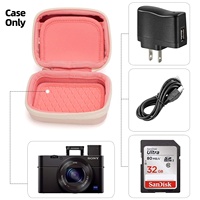 Étui de transport pour appareil photo numérique avec logo personnalisé, durable, avec poche en maille zippée, étui de voyage en EVA, portable, anti-poussière, antichoc