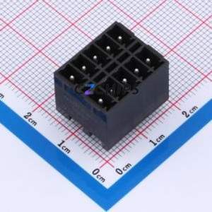 DB2EVHB-3.5-2*5P-BK Plug-in Terminal Block Through hole,P=3.5mm Connector Board-to-Board / Socket - Closed 2x5P 3.5mm Black - Product Image 1