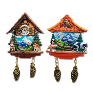 Magnet Kulkas Suvenir Resin Custom Cetak Gunung Salju Ski Austria Swiss Suisse - Product Image 4