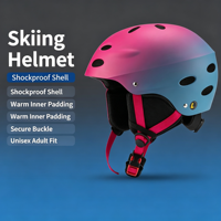 Casque de ski pour enfants et adolescents taille M, matériau ABS EPS, anti-impact, pour les sports d'hiver sur neige, fabriqué dans le Guangdong