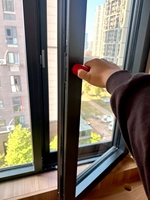 Ventana Abatible de Aluminio con Rotura de Puente Térmico Weiwei, Diseño de Vidrio Grande con Mosquitera