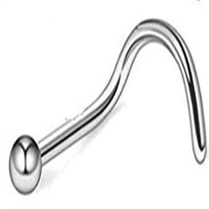 Bijoux de piercing corporel hypoallergéniques de haute qualité, clou de nez en zircon pour femmes - Product Image 5