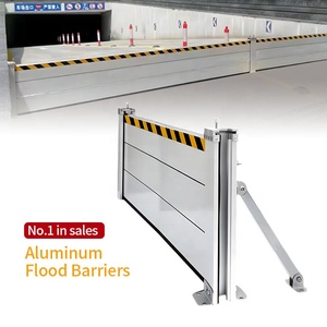 Sistema de Barrera de Agua de Emergencia, Protección Residencial Contra Inundaciones, Barrera de Control de Inundaciones para Puerta de Garaje, Barrera de Aluminio Contra Inundaciones para Casa - Product Image 1