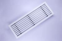 Grille d'aération linéaire carrée, diffuseur linéaire encastré pour système HVAC, taille personnalisée disponible, utilisation extérieure
