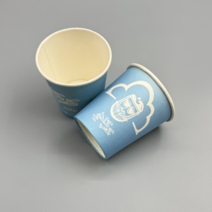 แก้วกาแฟกระดาษแบบใช้แล้วทิ้งขนาด 7-16 ออนซ์ ขายส่งแบบ OEM พิมพ์ลายตามสั่ง เป็นมิตรกับสิ่งแวดล้อม สำหรับบรรจุเครื่องดื่มร้อนในร้านอาหาร - Product Image 1