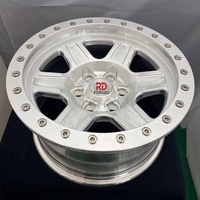 Rines de Aleación Forjada de 17, 18, 19, 20 y 21 Pulgadas para Camionetas, SUV y Camiones, Rines Todoterreno con Beadlock para Ford F-150, 250, 350, GTR, Patrol 6