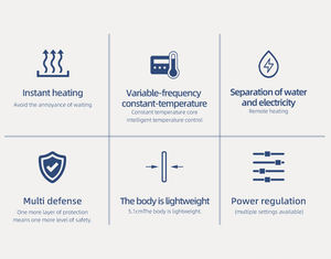 <span class=keywords><strong>Chauffe</strong></span>-<span class=keywords><strong>eau</strong></span> électrique instantané 8500W, robinet de cuisine, commande tactile, LED, sécurité, déconnexion de l'alimentation, prise, accessoires de douche, ménage - Product Image 4