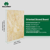 Panneaux OSB écologiques en gros de Chine, panneaux OSB2 de qualité ENF E0, 9 mm, 10 mm, 12 mm, 18 mm, panneaux SIP OSB3 pour la construction