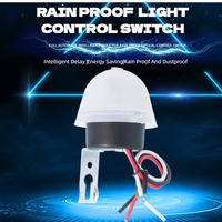 Interrupteur photoélectrique automatique étanche 10A DC 12V AC 220V pour éclairage LED de rue, capteur de lumière, outil de commutation