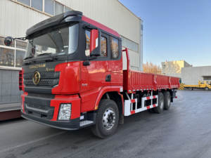 Camion de fret à plateau plat Shacman Delong X3000 6x4 10 roues d'<span class=keywords><strong>occasion</strong></span>, camion à plateau plat lourd - Product Image 1