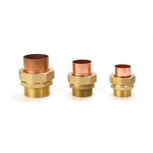 Chất Lượng Cao Chì Miễn Phí Brass <span class=keywords><strong>Npt</strong></span> Nữ Adapter Đồng Union Phù Hợp Hàn Đồng Ống Phù Hợp - Product Image 2