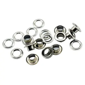 4mm 5mm 6mm 8mm 10mm Inner Round Metal Eyelets With Washers
