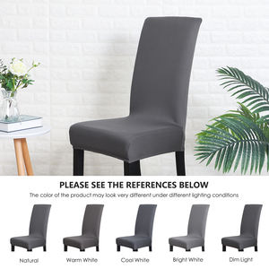 Bọc Ghế Kẻ Sọc Màu Trơn Đàn Hồi Số Lượng Lớn 140gsm Bọc Ghế Co Giãn Vải Thun Gia Đình Cho Ghế Parson - Product Image 4