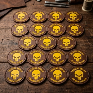 Parches Termoadhesivos <span class=keywords><strong>de</strong></span> Cuero PU con Bordado 3D Personalizado - Logotipo, Lavables, para Jeans, Sombreros, Bolsos, MOQ <span class=keywords><strong>de</strong></span> 1000 Piezas - Product Image 5