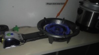 Cuisinière à biogaz économique Grand brûleur pour restaurant
