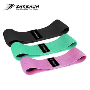 Zakerda Workout Sterkte Hip Cirkel Stof Elastische Stof Weerstand Hip Bands