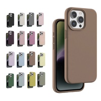 Pour iPhone 16 Pro Max Nouvelle coque de téléphone portable en silicone liquide véritable 100% de haute qualité résistante aux chutes pour iPhone 16 15 Pro Max