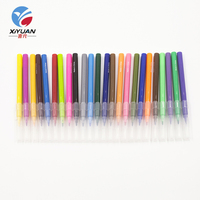 Capuchon Transparent professionnel en plastique dessin aquarelle feutre stylo ensemble pointe fine couleur marqueurs pour usage scolaire