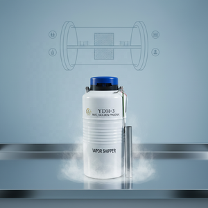 กล่องเก็บความเย็นแบบแห้ง 3 ลิตร รุ่น YDH-3 ทำจากอะลูมิเนียม สำหรับการขนส่งทางอากาศ น้ำหนักเบาและทนทานต่ออุณหภูมิต่ำมาก - Product Image 5