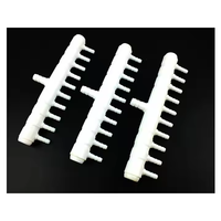 Distributeur d'air multi-voies à 10 trous pour aquarium Joint d'échappement d'eau lisse Accessoire d'oxygénation Casting Pompe à air Inverseur